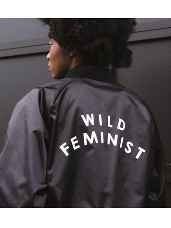 wildfang Jackets & Blazers - Wildfang “Wild Feminist” bomber jacket Size Large